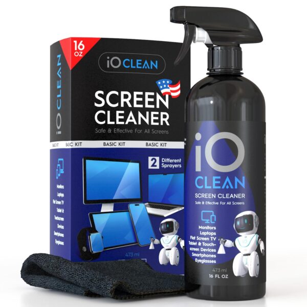 Monitor cleaning spray
